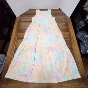 Wonder Nation Pastel Long Dress Girls LG (10-12)